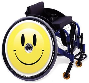 Smiling Face Manual Wheelchair Spoke Guards (Pair)