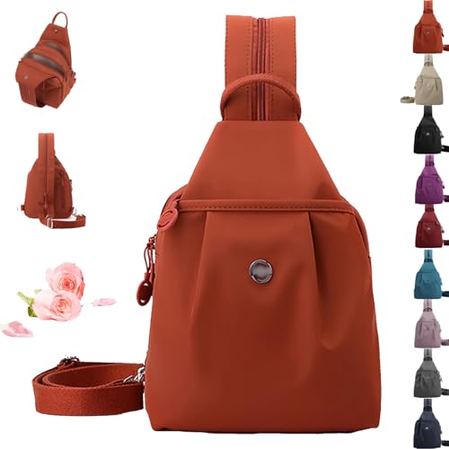 Pickelect Backpack, Pickelect Waterproof 2-Way Commuter Bag, Large Capacity Convertible Shoulder Bag for Travel(Orange)