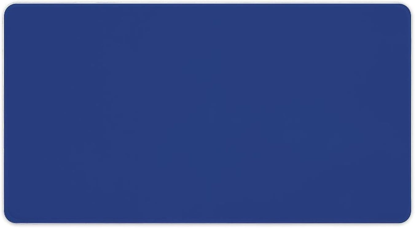 Gaming Mouse Pad Large, Cobalt Dark Blue Solid Trend Color Extended Mouse Mat with Stitched Edges for Keyboard/Laptop/Mouse/Desktop,16" x 32"