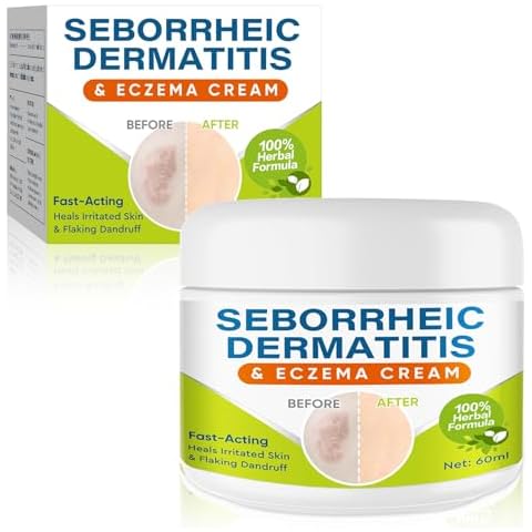 Sêborrheic Dêrmatitis Cream for Fôlliculitis Treatment, Premium Psôriasis Cream for Adults, Eczêma Cream for Dândruff Treatment and Effective Rêlief Îtchy Skin, 2.1 Oz Cover