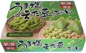 岩塚製菓 【新潟県限定】 うま塩えだ豆あられ 189g(個包装込み)