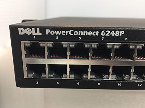 Dell PowerConnect 6248P 48P GbE PoE 4P SFP Switch PC6248P (Renewed)