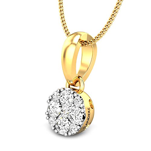 Candere By Kalyan Jewellers Gold and Diamond Pendant for Women - Image 3
