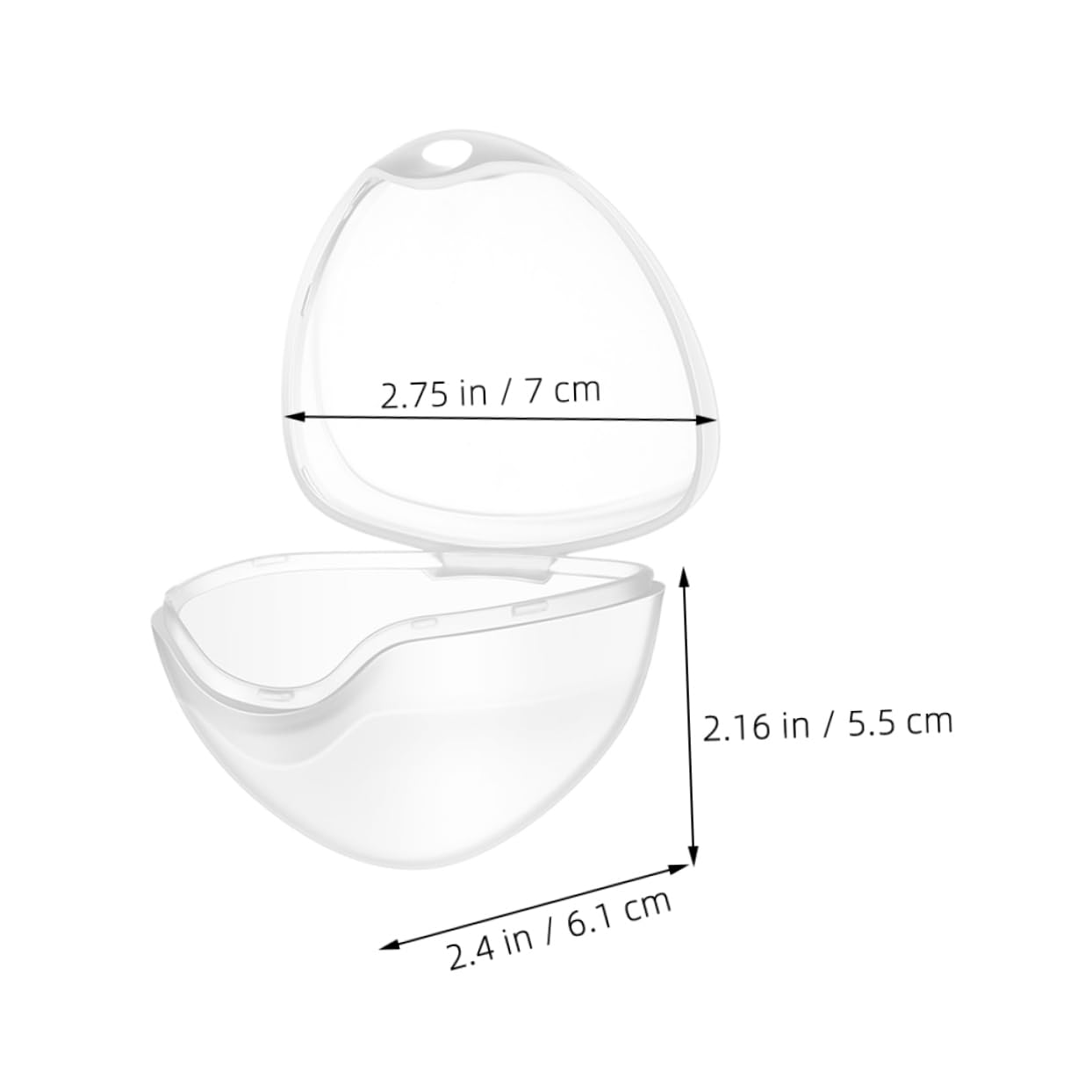 IWOWHERO Compact Baby Pacifier Case Holder Portable Light-Weight Teething Pacifier Organizer