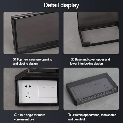 Fundas de enchufe impermeables: seguridad estilizada en tu baño 5