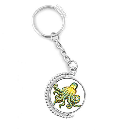 Porte-clés rotatif octopus idéal pour retrouver vos clés de maison dans le sac