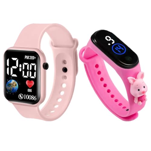 GOLDENIZE FASHION Stylish Waterproof Kids Digital Date and...