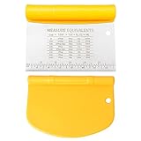 El rascador de masa flexible es cómodo de manejar, libre de doblar, resistente al calor, antiadherente y se puede cortar, raspar, levantar y dar forma a la masa fácilmente. Se adapta a varios utensilios de hornear y no los daña, haciendo que tu trabajo de hornear sea más fácil.