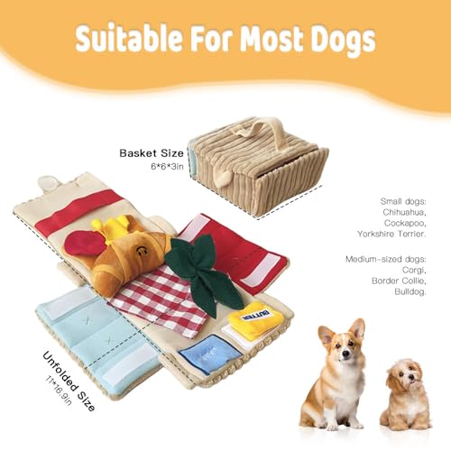 Juguete de peluche portátil para perros y gatos 6x6x3 in miniatura 5