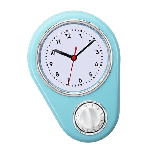 Horloge murale en plastique moderne et silencieuse pour un espace de travail - 5