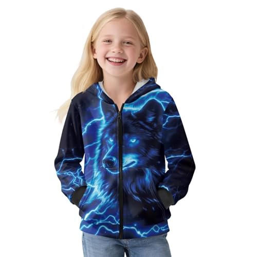 Boys Full Zip Hoodie Long Sleeve Hooded Sweatshirt for Kids Soft Fleece Lined Hoodies for Boys Size 7-14 Years3