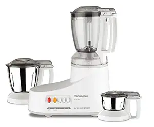 Panasonic AC MX-AC300-H 550-Watt Mixer Grinder with 3 Jars (Grey)