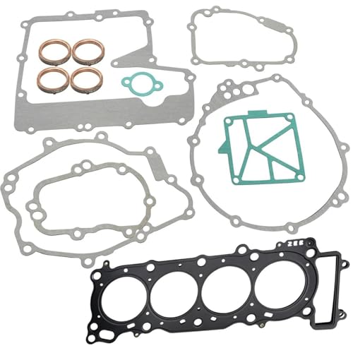 BAYDE Kits De Juntas De Tapa De Embrague, Cárter De Aceite, Motor Y Cilindro De Motocicleta para Y&amaha R6 YZFR6 YZF-R6 2003-2005