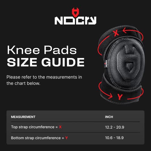 Nocry Gardening Knee Pads With Gel Cushion And Adjustable Non-Slip Straps; Knee Pads For Gardening With Waterproof Anti-Slip Cap; Garden Knee Pads For Women And Men; Knee Pads For Work And Cleaning #TOP5