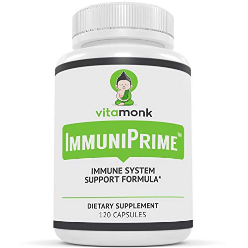 ImmuniPrimeâ„¢ NO-BS Immune Support Supplement - Unique Take On Immune System Boosting Supplements - Strategic Herbs, Immune Supplement Extracts & Mushroom Combo Immune Support Formula - 120 Capsules