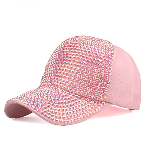 Gorra Mujer Ajustable con Strass Brillante de Denim