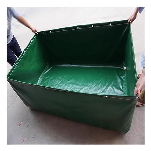 Estanque De Peces Piscicultura Estanque De Peces Engrosado, Piscina Plegable para Perros Y Mascotas Lona Portátil para Piscina para Niños Estanque De Cría De Peces Y Camarones para Jardinería Marco D