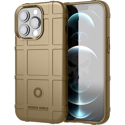 EGO TACTICAL Rugged Shield Brand Solid Color TPU Phone Case for iPhone 16 Pro 6.3' Screen- Flat Dark Earth