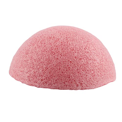 Konjac Konnyaku Fiber Cleanse Sponge Buff para la Exfoliante de Piel Sensible Rosa