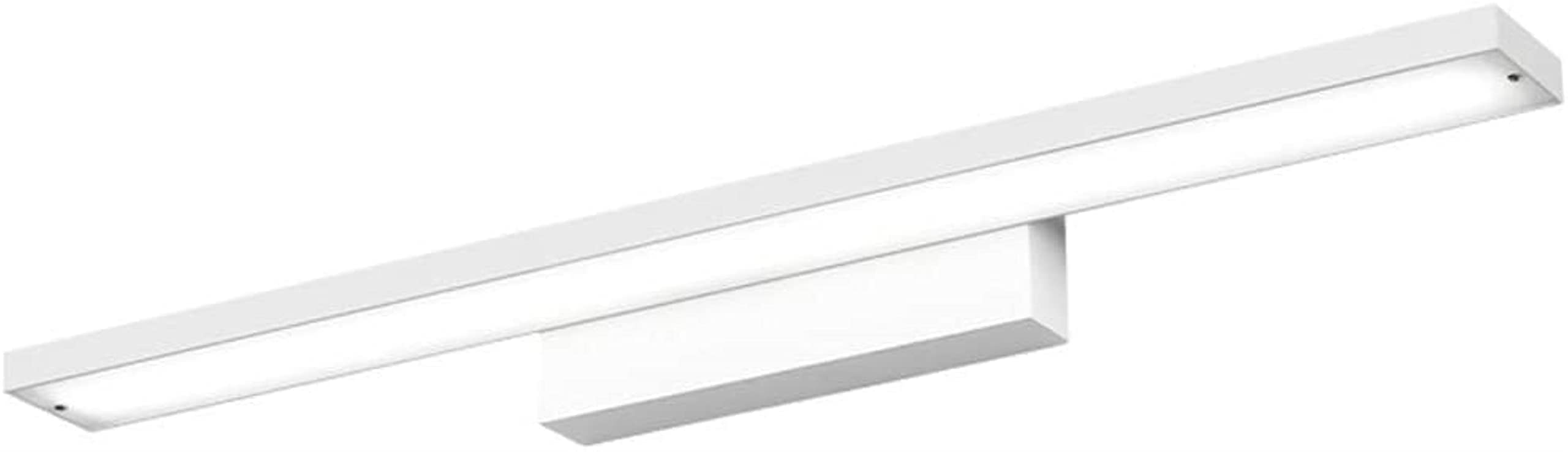 Lampada da Tavolo con Attacco, Luce Frontale a Specchio Led, Luce per Parete Impermeabile, Illuminazione per il Trucco in Bagno, Lampada per Specchio da Bagno in Alluminioda 6000K/White