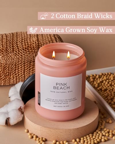 M&Sense MSS601 PINKBEACH L Pink Beach Jar Candle thumb #2