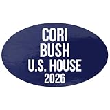 Cori Bush for Us House 2026 Sticker Car Bumper Elections Voting Race Vote