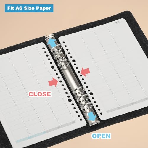 Reliure en feutre pour accessoires de journal et organisation - 5