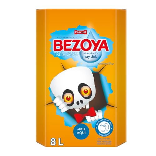 Bezoya - Agua Mineral Natural, Agua de Mineralización muy Débil – Formato 8L con Grifo Dispensador