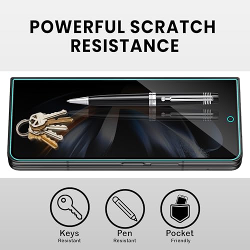 Image of ArmourPro Matte Privacy Tempered Glass for Samsung Galaxy Z Fold 4 - Anti Spy Anti Glare Screen Protector, 9H Scratch Resistant, Smooth Touch, Full Coverage