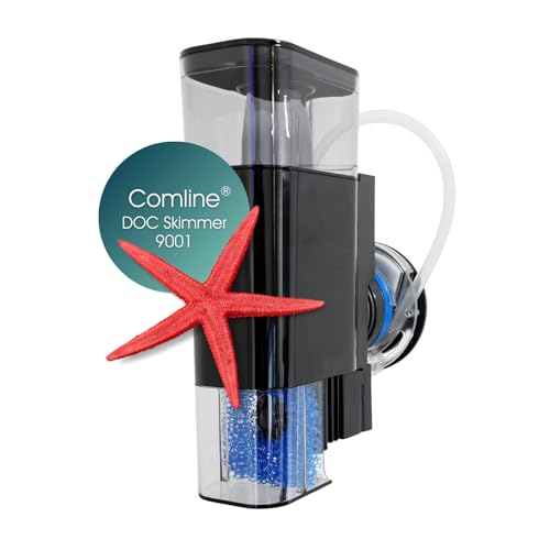 TUNZE DOC Skimmer 9001 I Abschäumer für Salzwasser Aquarien | Für 20-140 L I Energieeffiziente Oberflächenabsaugung inkl. Magnethalterung I Auf Kontaktabschäumung umbaubar