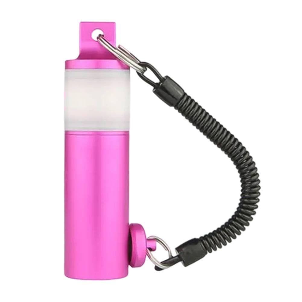 Świecący podwodny shaker do nurkowania z akwalungiem do RING z paskiem na rękę, lampka sygnalizacyjna Shake to Glow do nurkowania w jaskini i nocnym, grzechotka ze stopu aluminium 120 dB (do
