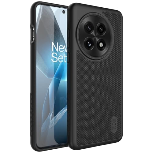 Image of TUDIA [MergeGrip Designed for OnePlus 13 Back Cover 5G (2025) - [Military Grade Drop Tested] Dual Layer Shockproof Slim Heavy Duty Tough Phone Case - Black