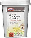Dosierung: 50 g Trockenmischung auf 500 ml Wasser, 50 ml Öl und 1,5 kg Wurst