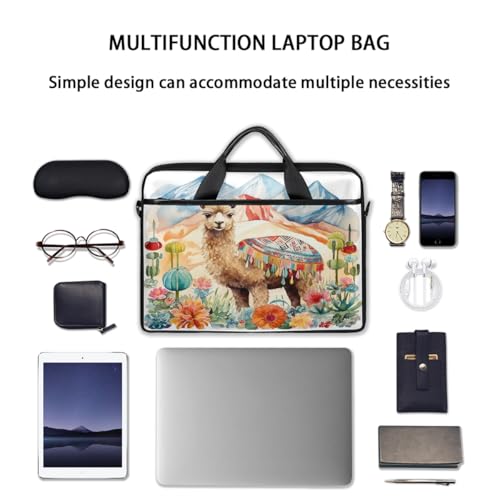 Bolso para laptop 15 pulgadas tipo sobre diseño cactus camel miniatura 7
