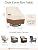 ANartcle Outdoor Swivel Lounge Chair Cover 2 Pack,600D Waterproof Heavy Duty Outdoor Chair Covers(30 W x 34 D x 38.5 H inches),Patio Swivel Chair Covers for Outdoor Furniture,Beige&brown.