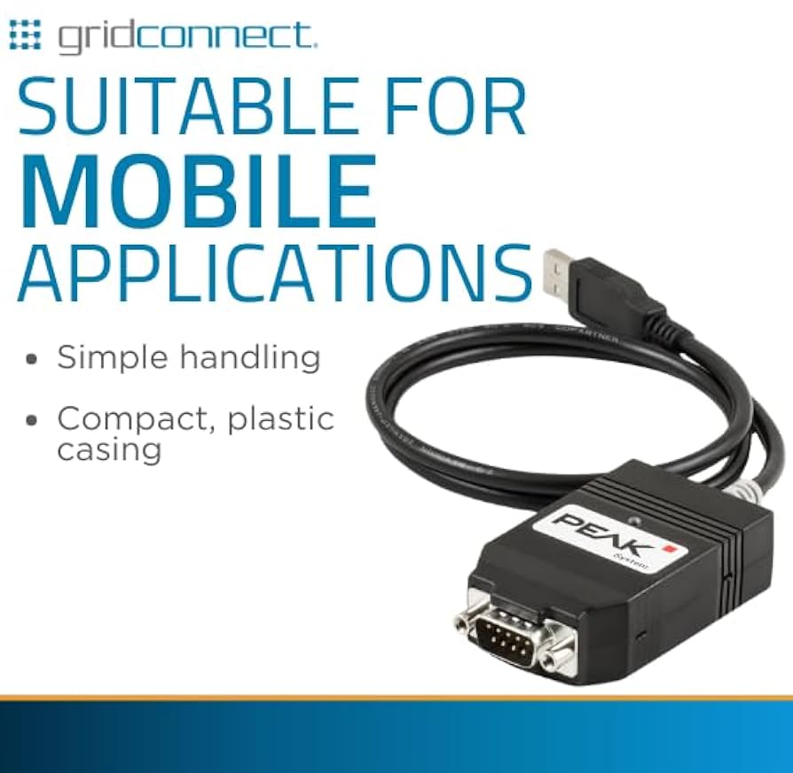 gridconnect PCAN-USB FD アダプター PCAN-USB X6: 6-Port CAN FD Adapter - CAN USB 6 FD – Grid Connect