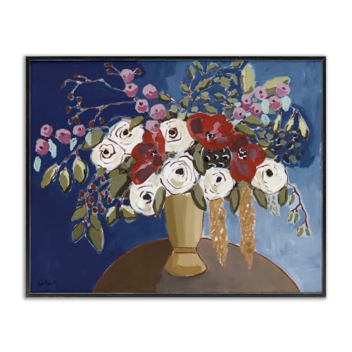 Stupell Industries White Poppies Floral Arrangement Abstract Flower Still Life, Design by Kait Roberts, 14 x 11