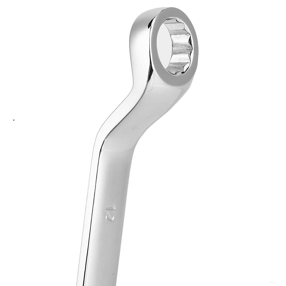 Chiave a cricchetto doppia offset a doppia testa 12-14 mm allungata in acciaio al carbonio