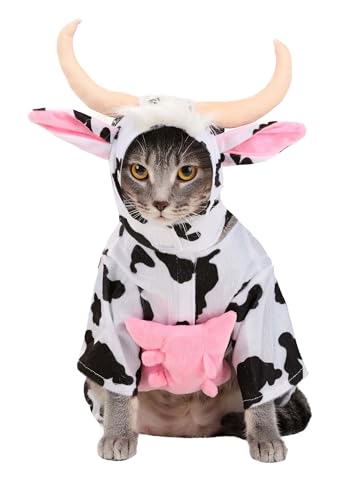 Disfraz para perro Cow Talla S multicolor miniatura 3