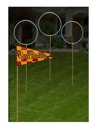 Harry Potter Quidditch Rings et Flags Rubies 5000028 décor extérieur