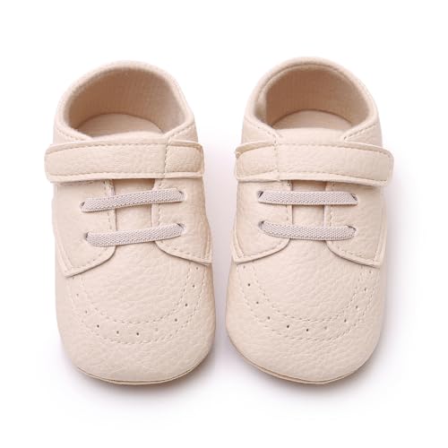 Image of RVROVIC Baby Boys Girls Anti-Slip Sneakers Soft Ankle Boots Toddler First Walkers Newborn Crib Shoes