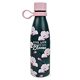 Legami Botella térmica, Silicona Acero Inoxidable, Flower, 7 cm