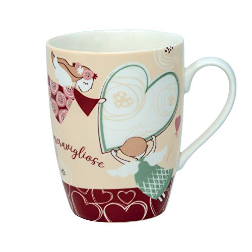 Wald Mug da Colazione, Tazza con Frase - Angelo dei Nonni -