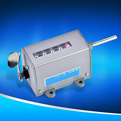 Image of Yoidesu Revolution Table Revolution Counter 75-I 5 Digits Display Mechanical Resettable Rotary Revolution Counter