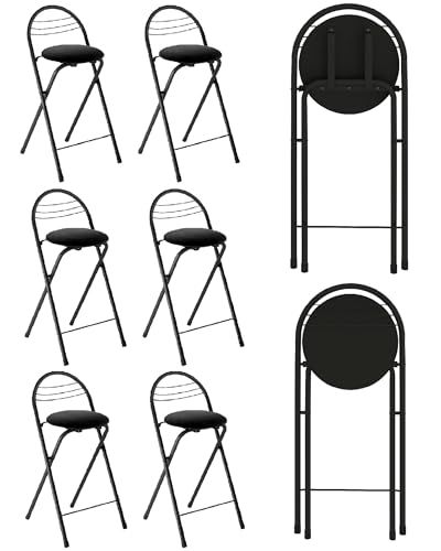 Xinyvee Taburetes Altos de Cocina Plegable