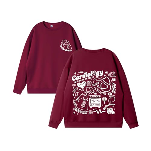 Cardiology Sweatshirt Cardiovascular Nurse Sweatshirt Cardiac Nurse Sweatshirt Cardiac Sweatshirt Graduation Gifts