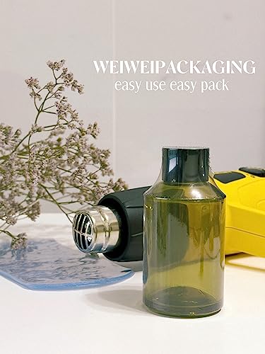 Image of Weiwei - 400 PCS 4x6 inch Odorless PVC Heat Shrink Wrap Bags 100 Gauge for Bath Bombs | Dome Shrink Bags