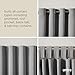 Umbra Twilight Double Curtain Rod Set – Wrap Around Design Ideal for Blackout or Room Darkening Panels, 48 to 88 Inches, Nickel