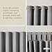 Umbra Twilight 28 to 48-Inch Durable Wrap-Around Curtain Telescoping 3/4-Inch Double Rod Ideal for Blackout or Room Darkening Panels (Nickel)