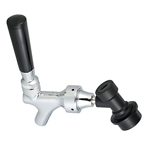 Torneira de de pressão cromada Torneiras de barril de de artesanal com desconexão de bloqueio de bol